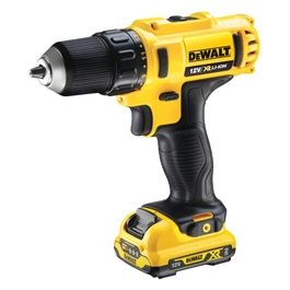 DCD710D2, Trapano con impugnatura a pistola, Perforamento, Avvitamento, Nero, Giallo, 1 cm, 2 cm, 1 cm