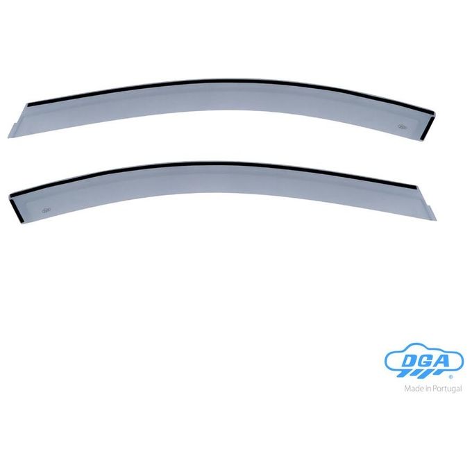 DGA Deflettori finestrini aria anteriori adesivi - Mazda 2 5p (10/07>02/15)