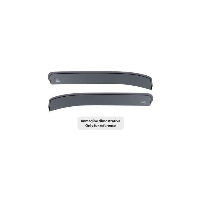 DGA Deflettori finestrini aria posteriori ad incastro - Mitsubishi L200 Double Cab 4p (01/05>08/15)