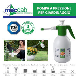 Nebulizzatore a Pressione 2 Litri