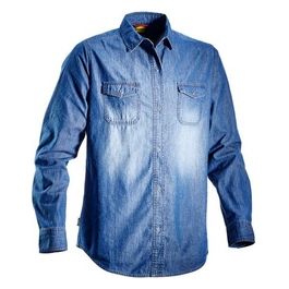 Diadora Camicia Denim Blu Washing Xxl Shirt