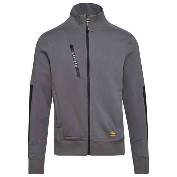 Image of Diadora Felpa Sweatshirt FZ Grigia Taglia M Litework