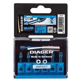 Inserto per Avvitatori Pzd Torx Set 7 Pezzi