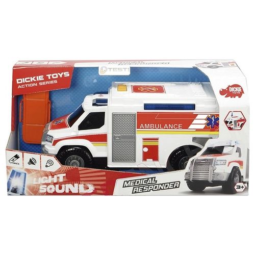Dickie Toys Action Series Ambulanza Luci E Suoni 30cm
