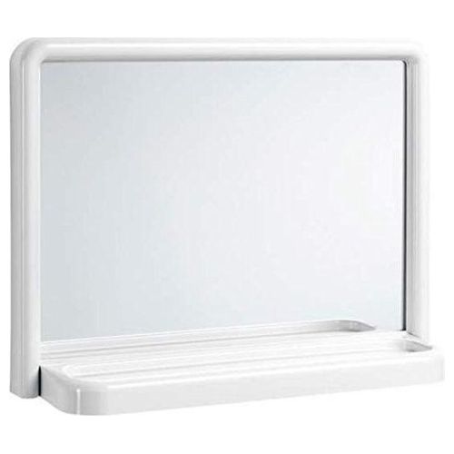 Dierre Specchio Rettangolare con Mensola 46x35cm Bianco