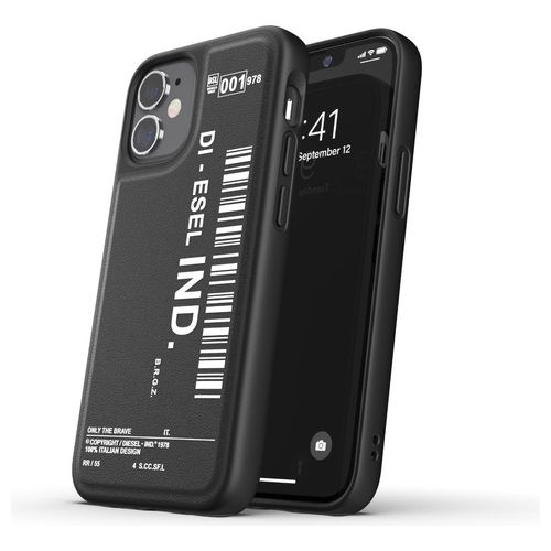 Diesel Core Custodia per iPhone 12 Mini Nero/Bianco