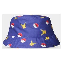 Difuzed Bucket Hat Pokemon Pikachu e Pokeball