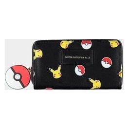 Difuzed Portafoglio Pokemon Pikachu Poke Ball Donna