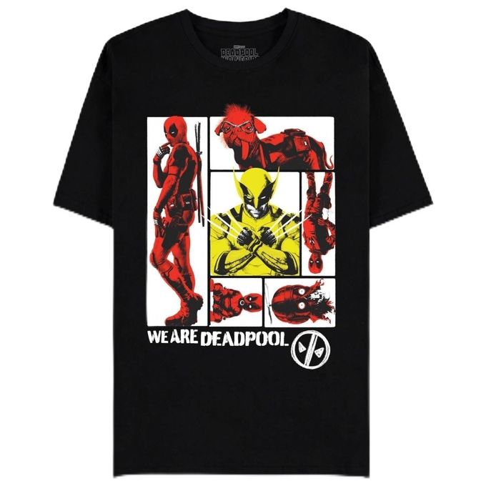 Difuzed T-Shirt Deadpool e Wolverine We Are Deadpool Taglia M