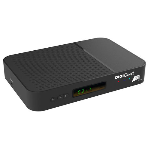 RICD1247 AX3 Decoder Combo 4K Ultra HD Triplo Tuner DVB-T2 DVB-S2 tivùsat Android TV Google Assistant Smartcard Inclusa colore Nero
