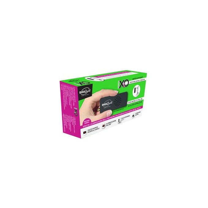 Image of DIGIQUEST Ricevitore Digitale Terrestre Stick Dvb-t2 full hd hevc main 10