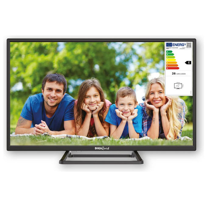 Digiquest TV LED HD Ready 32 Pollici Nero