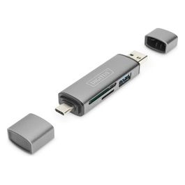 DA-70886 Lettore di Schede Alluminio Usb 3.2 Gen 1 Type-A/type-C