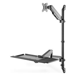 Digitus DA-90372 Supporto da Tavolo per Tv a Schermo Piatto 32" Nero