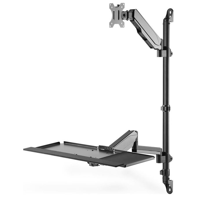 Digitus DA-90372 Supporto da Tavolo per Tv a Schermo Piatto 32'' Nero