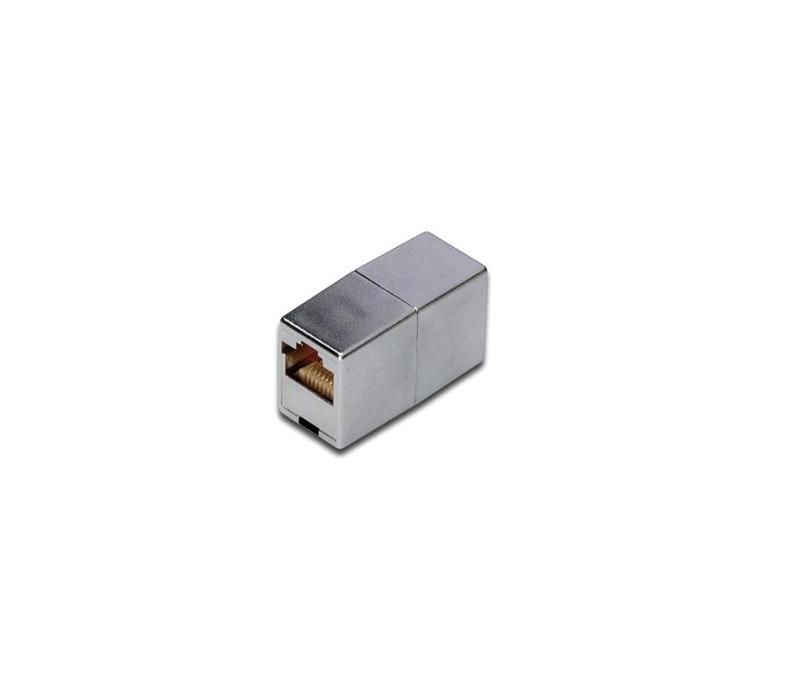 Adattatore Passante Con 2 Connettori Rj45 - 8P8C Schermato Femmina