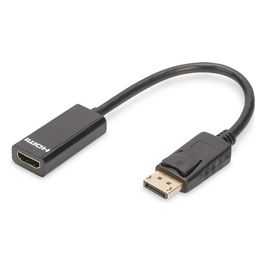 Digitus Adattatore DisplayPort a HDMI Nero