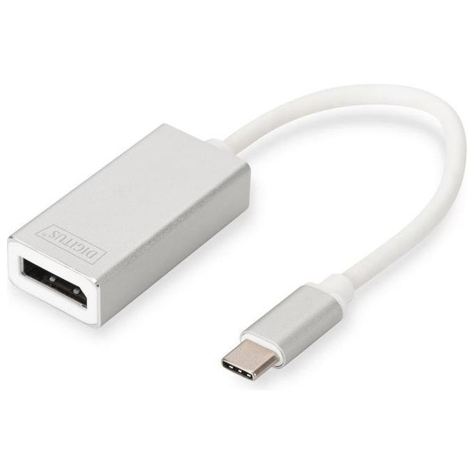 Digitus adattatore displayport usb 3.0 tipo c 4k
