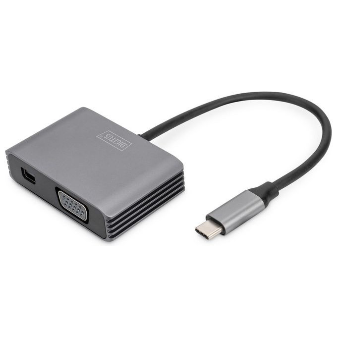 Digitus Adattatore Grafico Usb-C 4k 2in1 Mini Displayport  Vga