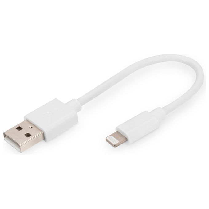 Digitus Adattatore da Lightning a Cavo Dati-di Ricarica Usb A Certificato Mfi