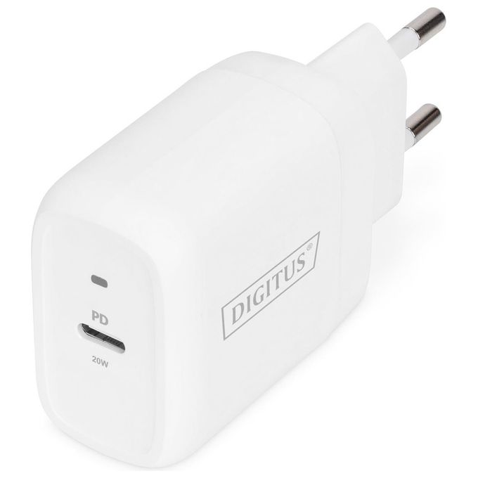 Digitus Adattatore di Ricarica Universale Usb-C 20W Bianco