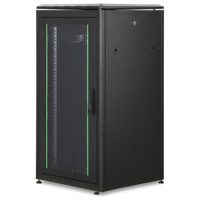 Digitus armadio 22 unita' linea professionale (a)1200 x (l)600 x (p)600 mm. colore nero ral9005 (dn-19 22u-6-6-sw)