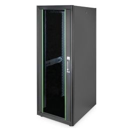 armadio 32 unità 19" per reti e server misure (a)1566 x (l)600 x (p)800 mm. colore nero
