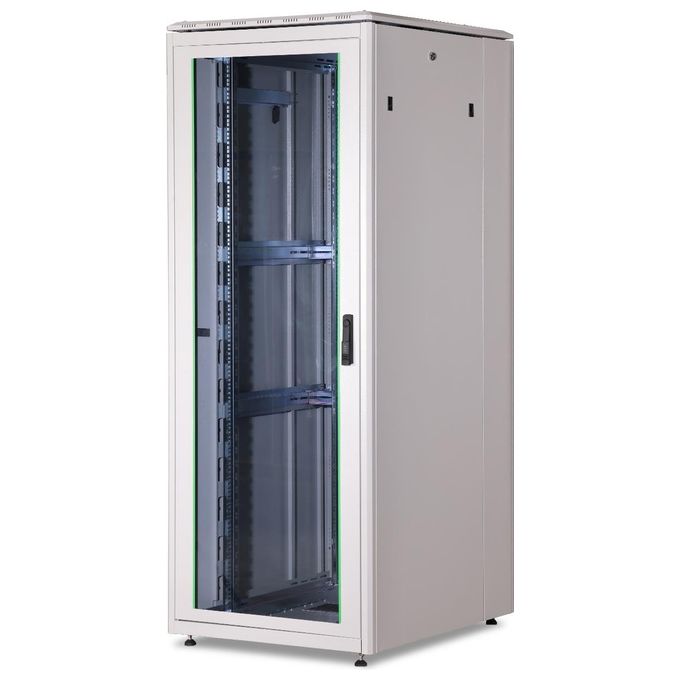 Digitus armadio 42 unita' linea professionale mm. (a)2020 x (ll)800 x (p) 1000 colore grigio chiaro ral7035