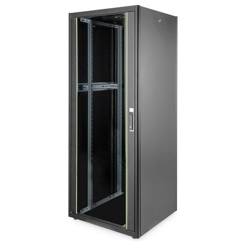 Digitus armadio 42 unità 19" per reti e server misure (a)2010 x (l)800 x (p)800 mm. colore nero