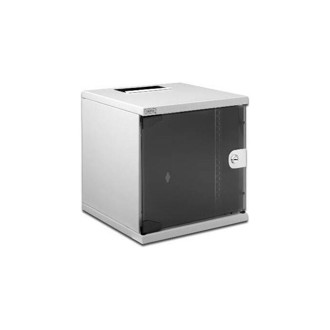 Digitus Armadio Rack 10'' 5 Unita' In Acciaio Laccato Colore Grigio Mm. 291(L) X 300(P) X 314(A) (Dn-10 05-U)