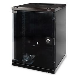 armadio rack 10" 9 unita in acciaio colore nero