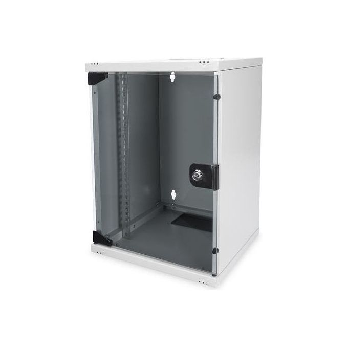 Digitus armadio rack 10 9 unita in acciaio colore grigio