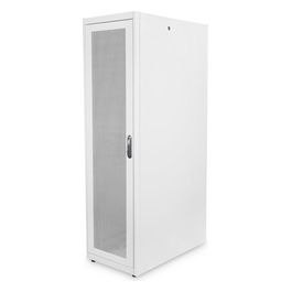 Armadio Rack 19" 42 Unità 19" per Reti e Server Misure (a)2010 X (l)600 X (p)1000 Mm. Grigio Chiaro