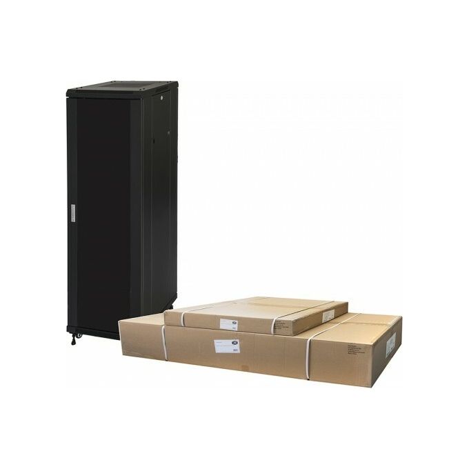 Digitus Armadio Rack 19'' 42U 2055x600x800mm Colore Nero Porta Vetro Disassemblato