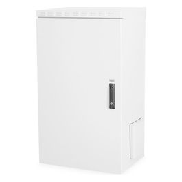 armadio rack per reti 24u 19" ip55 per esterno 600 x 450 mm (l x p)