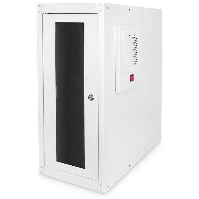 Digitus box ventilato per server e computer colore grigio ral 7035