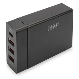 Caricabatteria Universale 3 Porte Usb A 1 Porta Usb Tipo C 72W