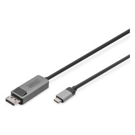 Digitus Cavo Adattatore Bidirezionale da Usb Tipo C a DisplayPort