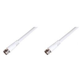 Cavo Antenna Sat Coassiale 75 Ohm Connettori Tipo F Maschio/Maschio Schermato 64 X 0.12 Mt.10 (Ak-Sat-010-S)