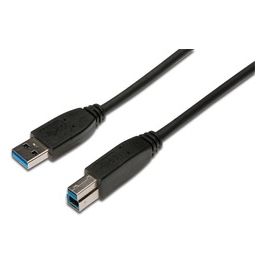 Digitus Cavo di Collegamento Connettori A-B Usb 3.0 1.80mt