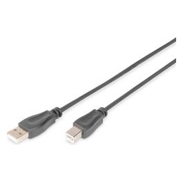 Digitus Cavo di Collegamento USB 2.0 5mt Nero