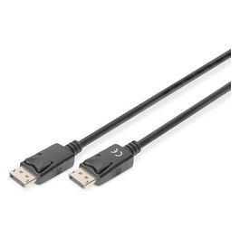 Digitus Cavo DisplayPort 1.2 Maschio/Maschio 3mt Nero