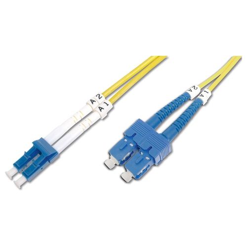 Digitus cavo fibra ottica lc a sc monomode duplex 9/125 mt.1 (al-9lcsc-01i)