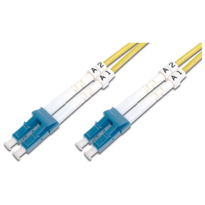 Digitus cavo fibra ottica lc a lc monomode duplex 9/125 mt.1(dk-2933-01)