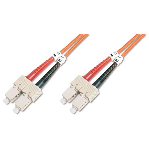 Digitus cavo fibra ottica sc a sc multimode duplex 50/125 mt.10 (al-5scsc-10i)