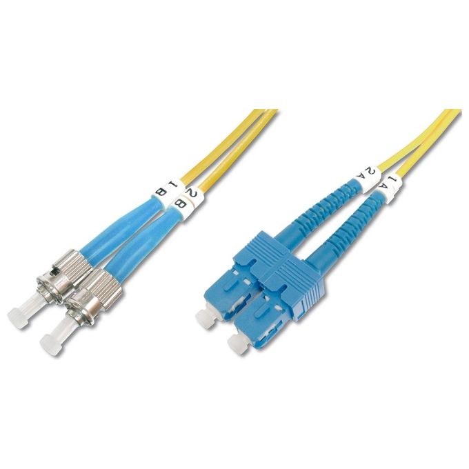 Digitus cavo fibra ottica st a sc monomode duplex 9-125 mt.3 (al-9stsc-03i)