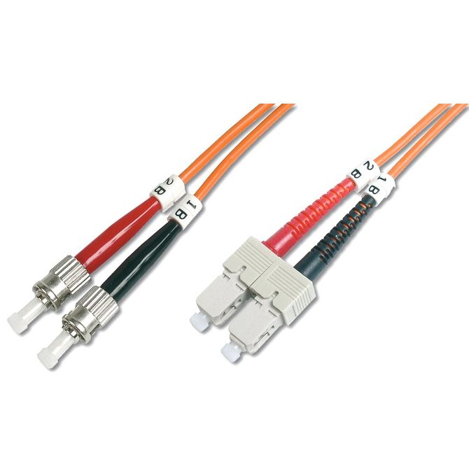 Digitus cavo fibra ottica st a sc multimode duplex 50/125 mt.3 (dk-2512-03)