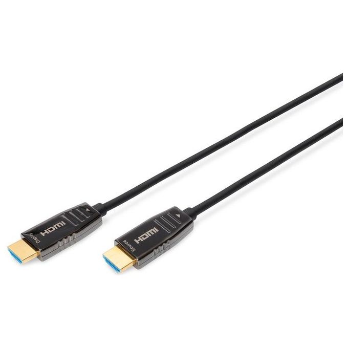Digitus cavo in fibra ottica ibrido hdmi aoc, uhd 8k, 30 m