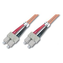 cavo fibra ottica sc a sc multimode duplex 62,5/125 mt.3 (al-6scsc-03i)