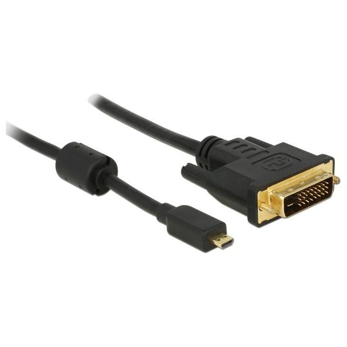 Digitus cavo micro hdmi d maschio - dvi 24+1 maschio mt 2